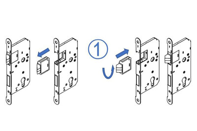 MG1811 Push Pull Mortise Lock