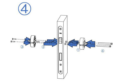 MG1811 Push Pull Mortise Lock