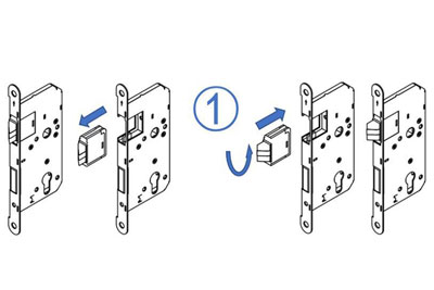 MG1813 Push Pull Mortise Lock