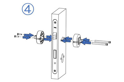 MG1813 Push Pull Mortise Lock