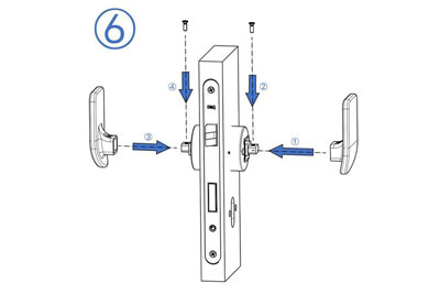 MG1813 Push Pull Mortise Lock