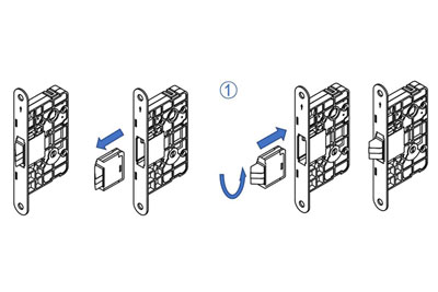 MG3811 Push Pull Mortise Lock