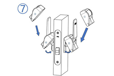 MG3811 Push Pull Mortise Lock