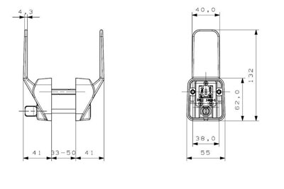 MG3813 Push Pull Mortise Lock