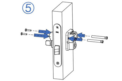 MG3813 Push Pull Mortise Lock