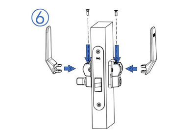 MG3813 Push Pull Mortise Lock