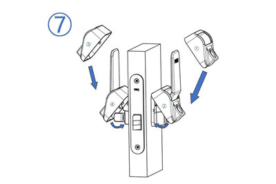 MG3813 Push Pull Mortise Lock