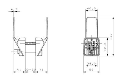 MG3814 Push Pull Mortise Lock