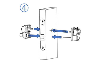 MG3814 Push Pull Mortise Lock