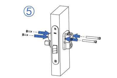 MG3814 Push Pull Mortise Lock