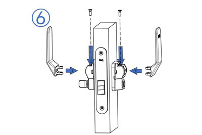 MG3814 Push Pull Mortise Lock
