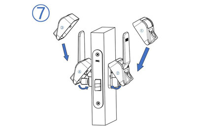 MG3814 Push Pull Mortise Lock