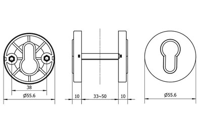 MG1814 Push Pull Mortise Lock