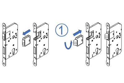 MG1814 Push Pull Mortise Lock