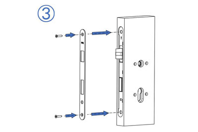 MG1814 Push Pull Mortise Lock