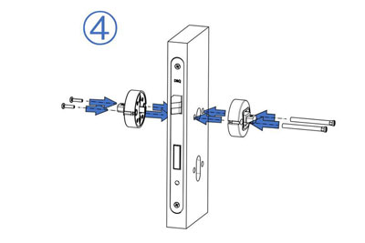 MG1814 Push Pull Mortise Lock