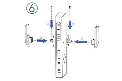 MG1814 Push Pull Mortise Lock