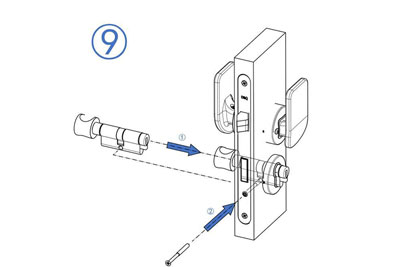 MG1814 Push Pull Mortise Lock