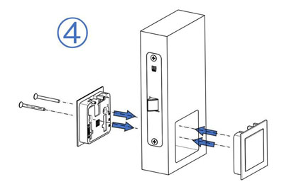 MG4811 Push Pull Mortise Lock