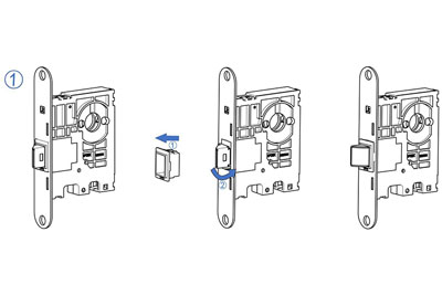 MG4812 Push Pull Mortise Lock