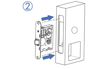 MG4812 Push Pull Mortise Lock