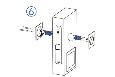 MG4812 Push Pull Mortise Lock