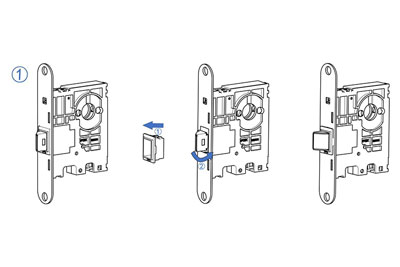 MG4813 Push Pull Mortise Lock