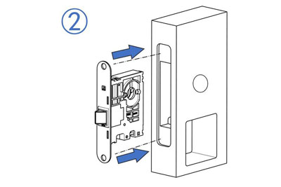 MG4813 Push Pull Mortise Lock