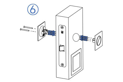 MG4813 Push Pull Mortise Lock