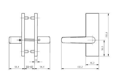 MPD1611 Mortise Lever Lock