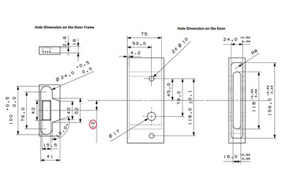 MPD1611 Mortise Lever Lock