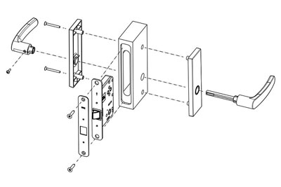 MPD1611 Mortise Lever Lock