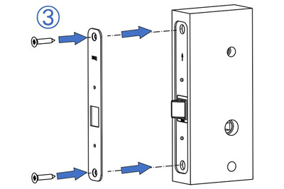 MPD1611 Mortise Lever Lock