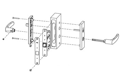 MPD1612 Mortise Lever Lock
