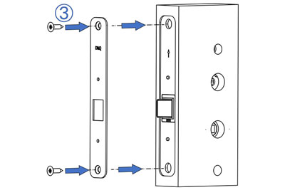 MPD1612 Mortise Lever Lock