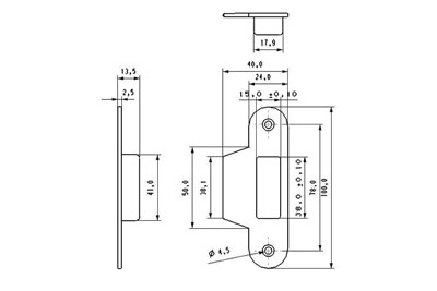MPD1613 Mortise Lever Lock