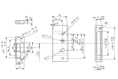 MPD1613 Mortise Lever Lock