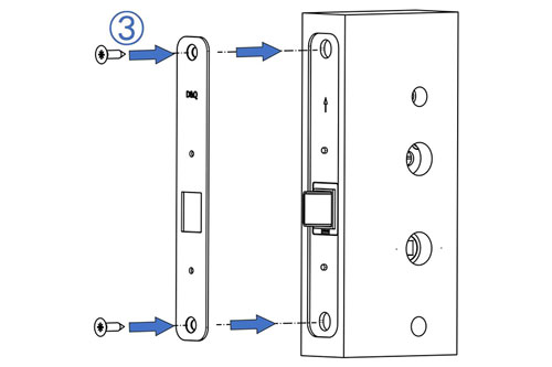 MPD1613 Mortise Lever Lock