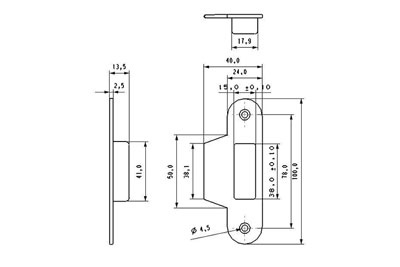 MPD1614 Mortise Lever Lock