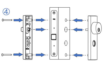 MPD1614 Mortise Lever Lock