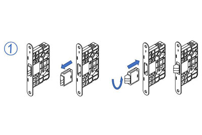 MG2811 Push Pull Mortise Lock