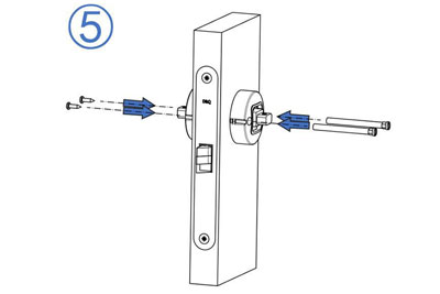 MG2811 Push Pull Mortise Lock