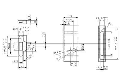 MPF1611 Door Handle Lock