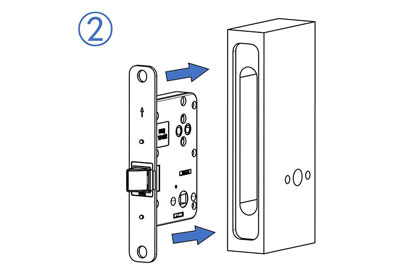 MPF1611 Door Handle Lock