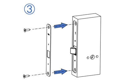 MPF1611 Door Handle Lock