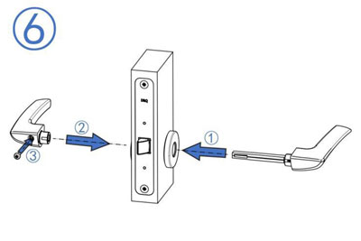 MPF1611 Door Handle Lock