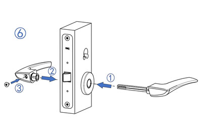 MPF1612 Door Handle Lock