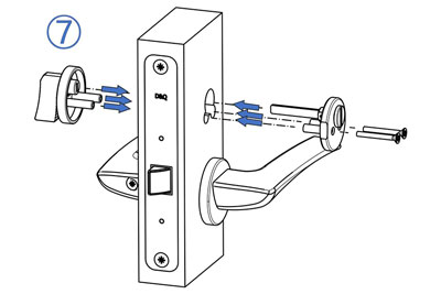 MPF1612 Door Handle Lock