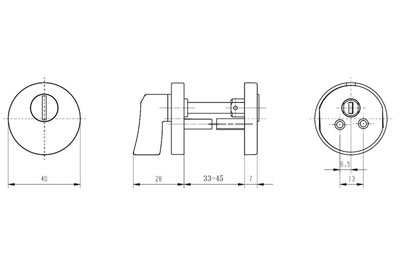 MPF1613 Door Handle Lock