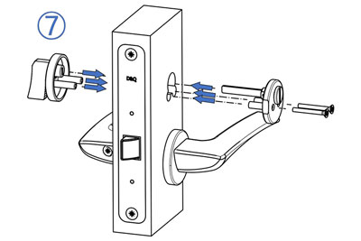 MPF1613 Door Handle Lock